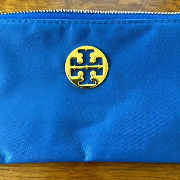 Tory Burch Blue Nylon Wristlet - Picture 2 of 12